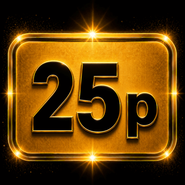 25p OK Credit