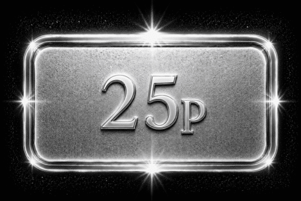 25p OK Credit